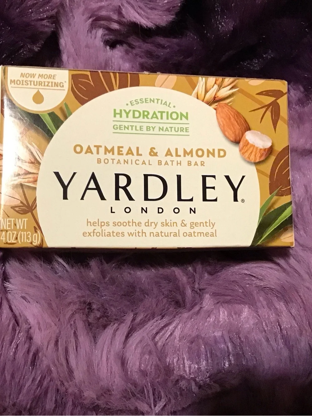 Shea Buttermilk & Oatmeal & Almond Bath Bars - Hydrating (Cream/Brown)